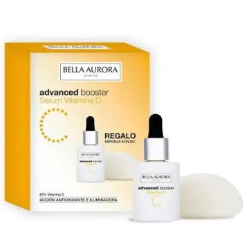 Bella Aurora Pack Advanced Booster Vitamina C + Esponja