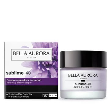 Bella Aurora Sublime 40 Crema Anti-Edad De Noche , 50 ml