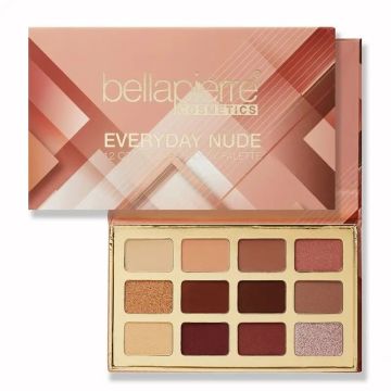 Bellapierre Cosmetics Everyday Nude Eyeshadow Palette, 12 Colors , 25 g