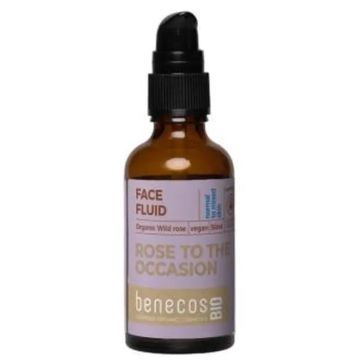 Benecos Fluido Facial Piel Norma-Mixta Rosa M. 50Ml. Bio