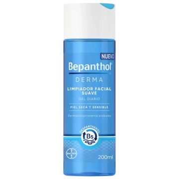 Bepanthol Derma Limpiador Facial Sin Jabón Suave 200 ml
