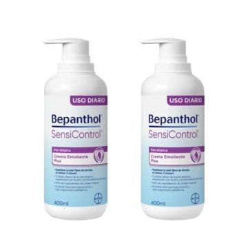 Bepanthol Sensicontrol Crema Emoliente Diaria, 2X400 Ml