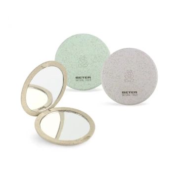 Beter Natural Fiber Espejo Macro X4 Doble De Bolso