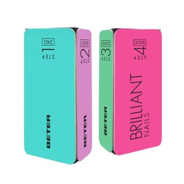 Beter Pulidor De Uñas En Bloque, 4 Fases