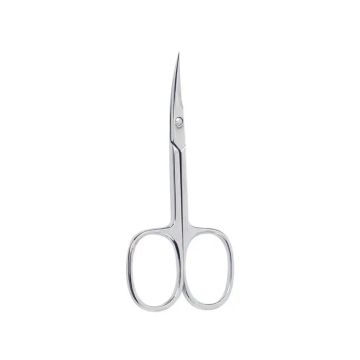 Beter Tijera De Manicura Para Pieles Cromada Curva 9,3 cm