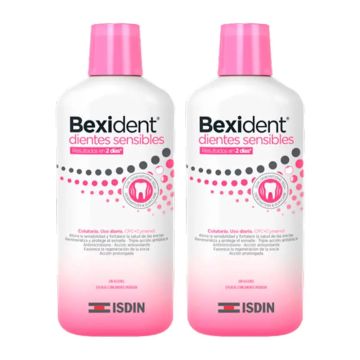 Isdin Bexident Duo Dientes Sensibles Colutorio, 500 Ml
