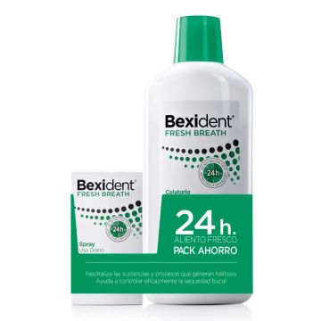 Isdin Bexident Pack Aliento Fresco Colutorio 500 Ml + Spray Bucal 15 Ml