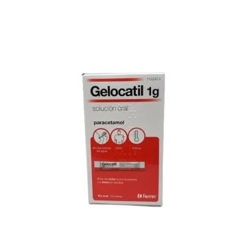 Gelocatil 1g Solución Oral, 10 Sobres