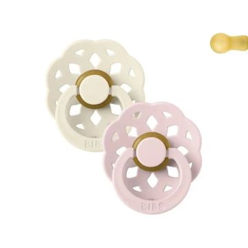 BIBS 2 Chupetes Boheme Ivory/Blossom 0/6 Meses