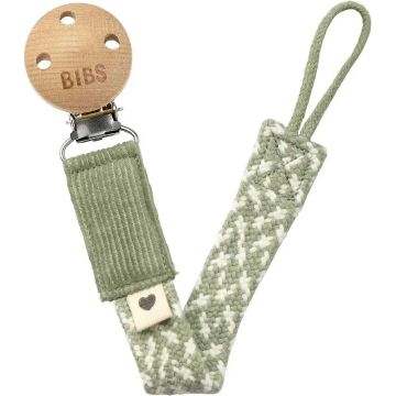 BIBS Chupetero Trenzado Sage/Ivory