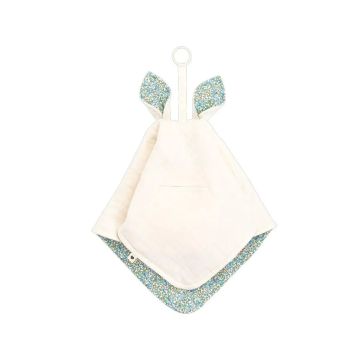 Bibs Liberty Doudou Kangaroo Eloise Ivory