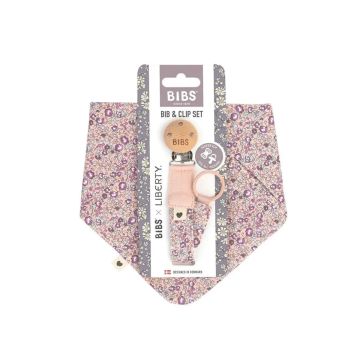Bibs Liberty Pack Secababitas Y Sujetachupetes Eloise Blush