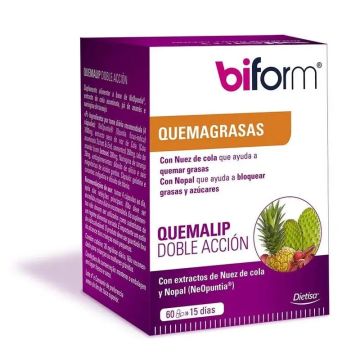 Biform Quemalip Doble Accion, 60 Cápsulas