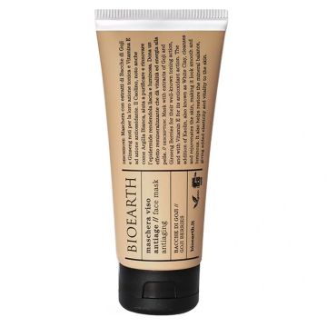 Bioearth Mascarilla Facial En Crema Antienvejecimiento Bayas De Goji , 100 ml