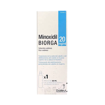 Biorga 20 Mg/ ml Minoxidil Solucion Cutanea 1 Frasco 60 ml