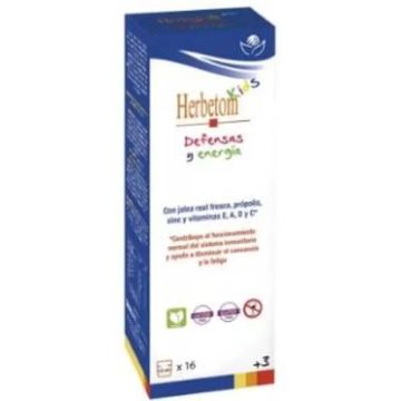 BioSérum Herbetom Kids Defensas Y Energia Jarabe 250Ml.
