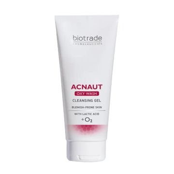 Biotrade ACNAUT Gel Limpiador Pieles Grasas y Acné con Oxígeno Enriquecido yÁcido Láctico 200 ml