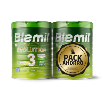 Blemil Bipack Optimum Evolution 3 Leche de Crecimiento, 2X800 gr