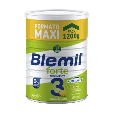 Blemil Plus 3 Crecimiento 0% Azúcar Añadido, 1200 gr