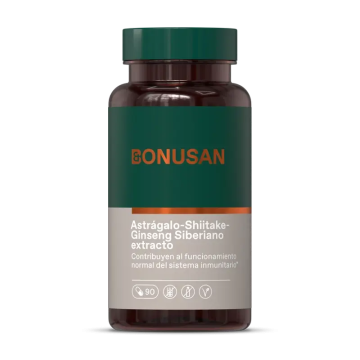 Bonusan Atrágalo-Shiitake-Ginseng Siberiano  90 cápsulas