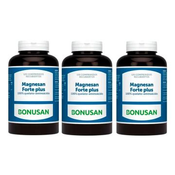 Bonusan Magnesan Forte Plus Pack 3 x 120 Comprimidos