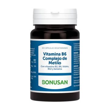 Bonusan Vitamina B6 Metilo Complex , 60 cápsulas