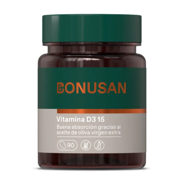 Bonusan Vitamina D3 15 , 90 perlas