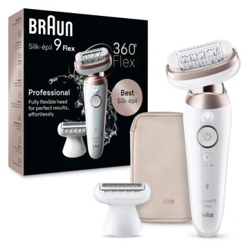 Braun Silk-Épil 9 Flex 9002, Depiladora Mujer Eléctrica