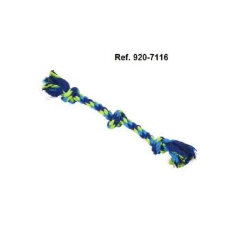 Buster Cuerda Dental Con 3 Nudos Azul/Verde Xp, 25Cm