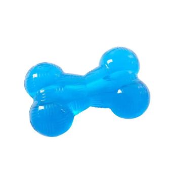 Buster Hueso Con Cuerda Azul L 16Cm