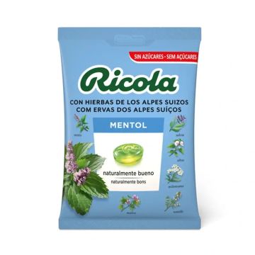 Ricola Bolsa Sin Azúcar Mentol , 70 gr