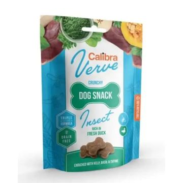Calibra Perros Verve Crunchy Snack Insectos Y Pato Fresco 150G