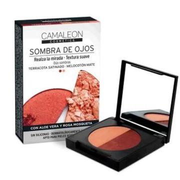 Camaleon Cosmetics Camaleon Sombra De Ojos Duo Terracota-Melocoton