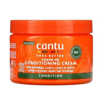 Cantu Shea Butter Natural Hair Leave In Acondicionador Cream 340G