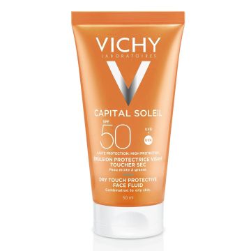 Vichy Capital Soleil Crema Rostro SPF50+, 50 ml