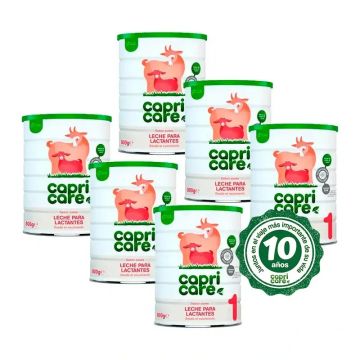 Capricare 1 Leche Para Lactantes, Pack 6 X 800 Gr