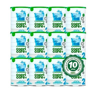Capricare 2 Leches De Continuación, Pack 12 X 800 Gr