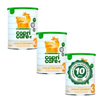 Capricare 3 Leche De Crecimiento, Pack 3 X 800 Gr