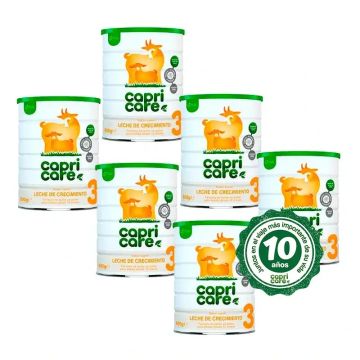 Capricare 3 Leche De Crecimiento, Pack 6 X 800 Gr