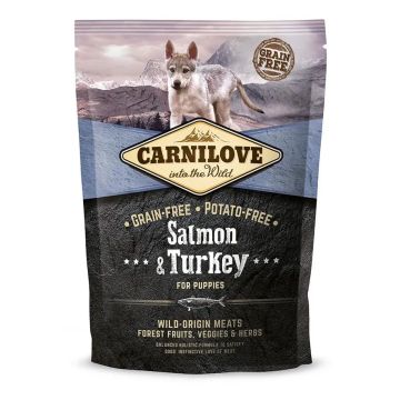 Carnilove Canine Puppy Salmon Pavo 1,5Kg pienso para perros