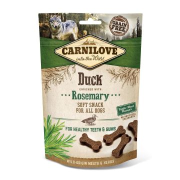 Carnilove Canine Snack Semi Humedo Pato Romero Caja 10X200Gr snack para perros