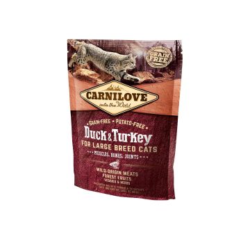 Carnilove Feline Adult Large Pato Pavo 400Gr pienso para gatos
