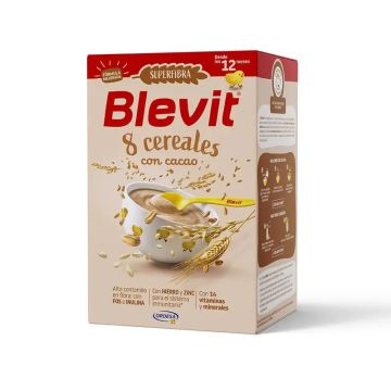 Blevit Alimentación Infantil Superfibra 8 Cereales Y Cacao, 500 grs