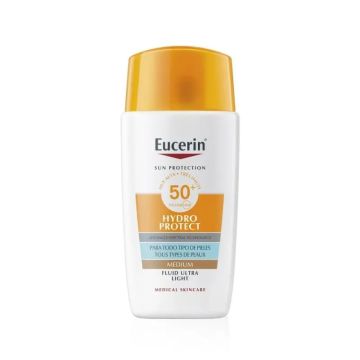 Eucerin Sun Face Hydro Protect Fluid FPS50+Tinted Medio, 50 ml