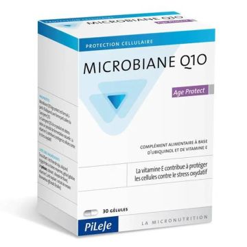 Pileje Microbiane Q10 Age Protect 12 g 30 Cápsulas