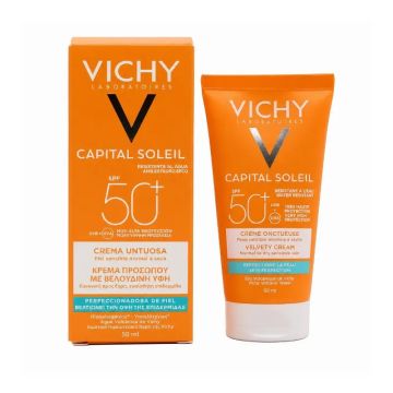 Vichy Capital Soleil Crema Rostro SPF50+, 50 ml