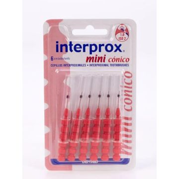 Interprox Cepillo Dental Interproximal Mini Cónico 6 unidades