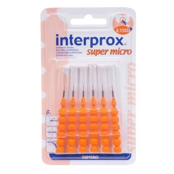 Interprox Cepillo Dental Interproximal Super Micro 6 unidades
