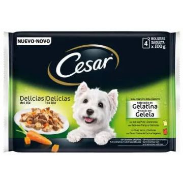 Cesar Multipack Seleccion Gelatina 13X4X100Gr Pouch
