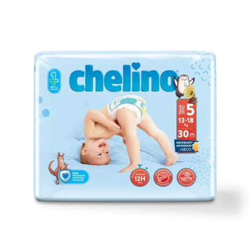 Chelino Pañal Talla 5 (13-18 Kg) , 30 unidades